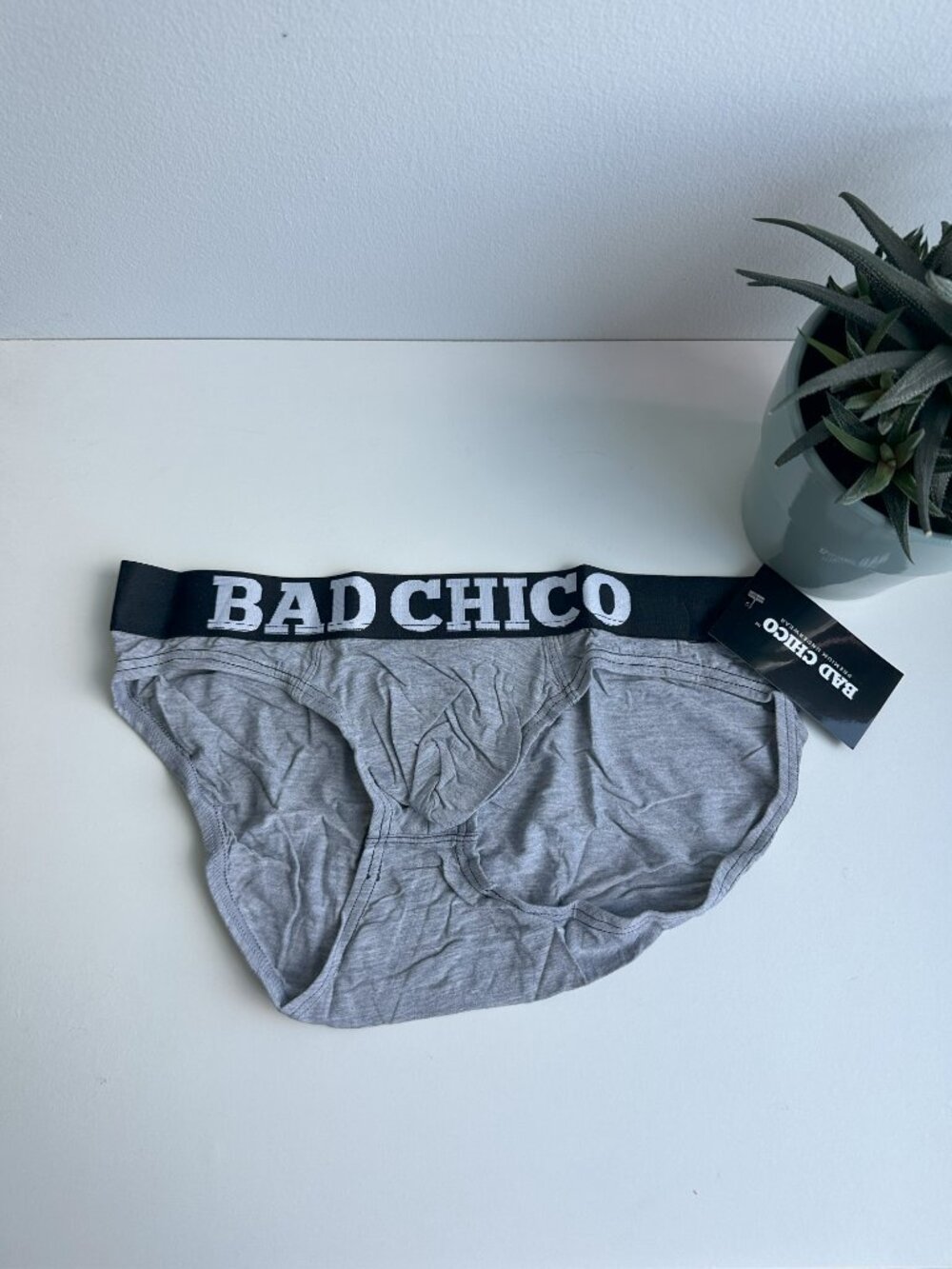 BAD CHICO - Platinum Modal Brief - Gray (Size M) - Picture 3 of 7